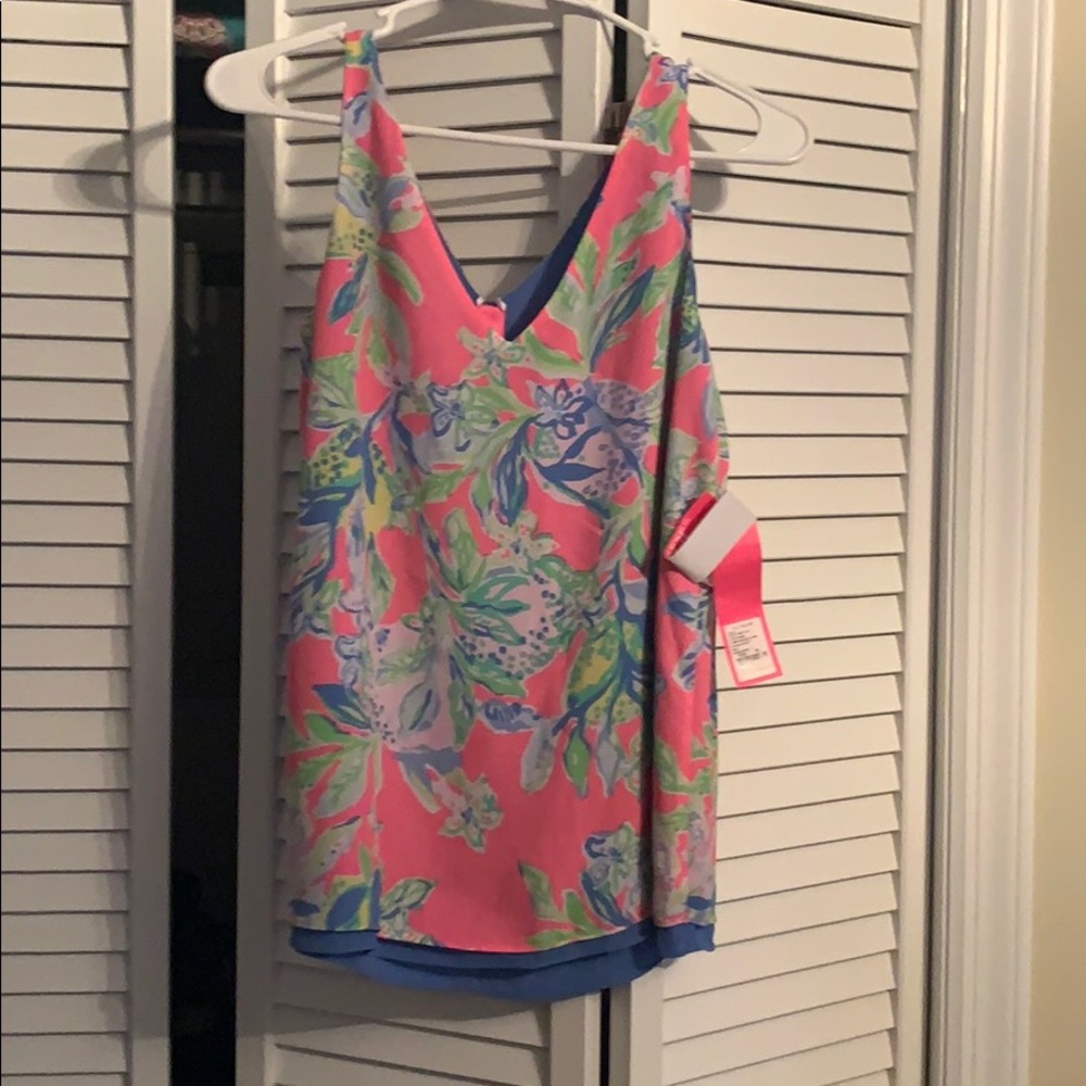NWT Lilly Pulitzer florin top Xs